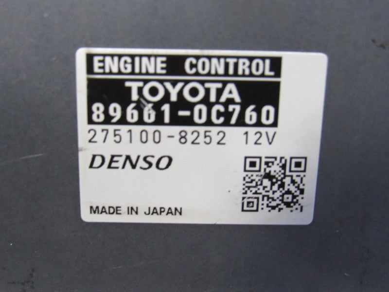 07 Toyota Tundra 4.0L V6 4x2 ECU ECM PCM Engine Computer 89661-0C760 5