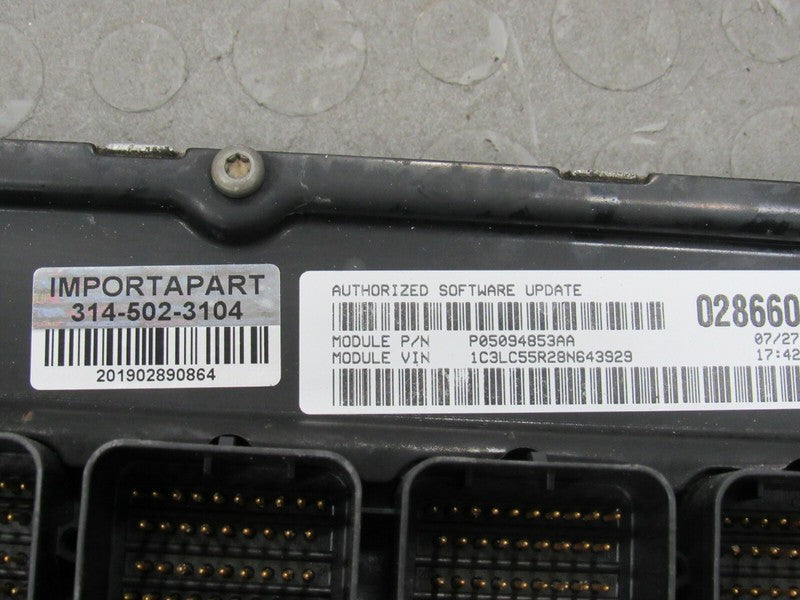PLUG & PLAY 07-08 Sebring Avenger 2.7L Engine Computer ECU 05094853 PR
