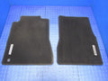 05-09 Ford Mustang Shelby GT Carpet Front Floor Mat Set Emblem Black O