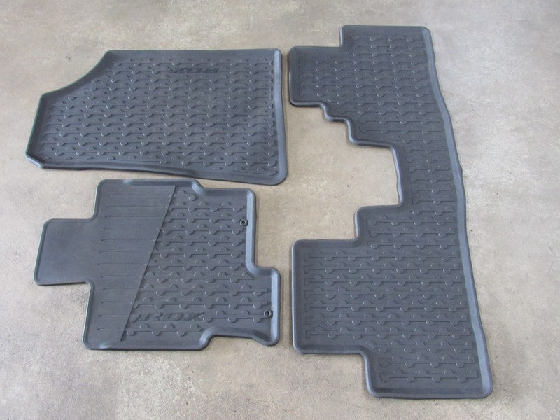 07-12 Acura RDX Original Accessory Black Rubber All Season Floor Mats 