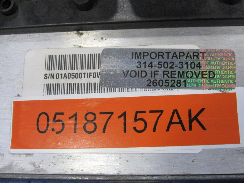PLUG & PLAY 07 Jeep Wrangler JK 3.8L AT ECU 05187157 PROG 5281