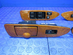 03-07 Lexus LX470 UZJ100 Console Shifter Door Bezel Cup Holder Woodgra