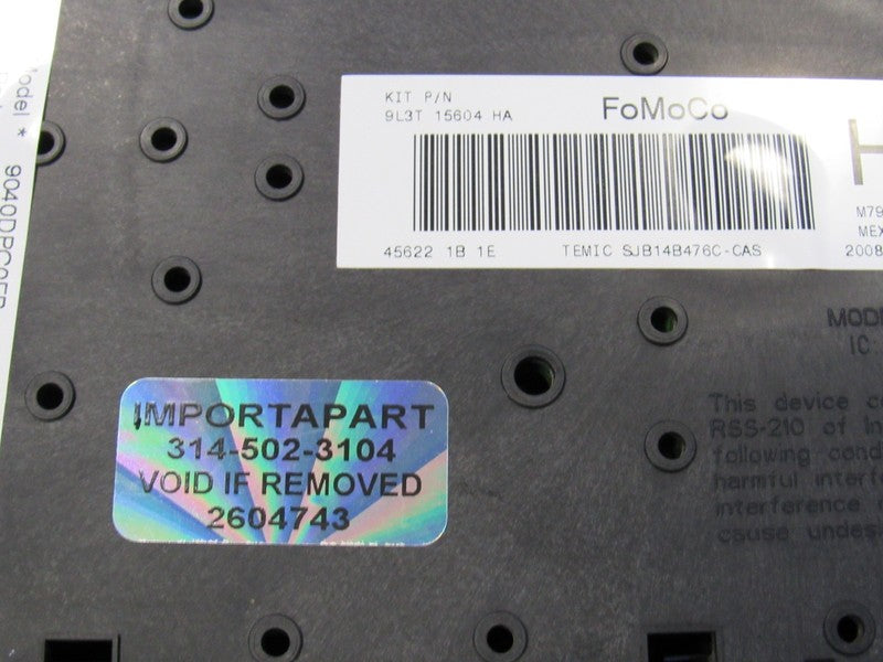 09 Ford F150 BCM SJB Smart Junction Fuse Relay Box Block 9L3T-15604-HA