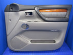 04-07 Lexus LX470 UZJ100 Front Right RH Passenger Door Panel Grey Leat