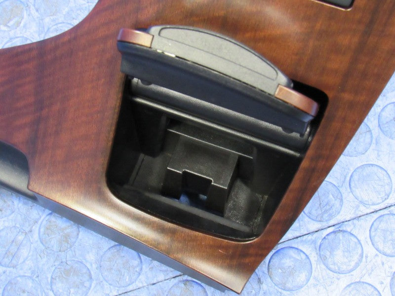 09-12 Toyota Venza Front Center Console Storage Ash Tray Bezel Wood Br