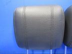 13-15 Range Rover L405 Rear 2nd Row Seat Outer Headrests Ebony Black 0
