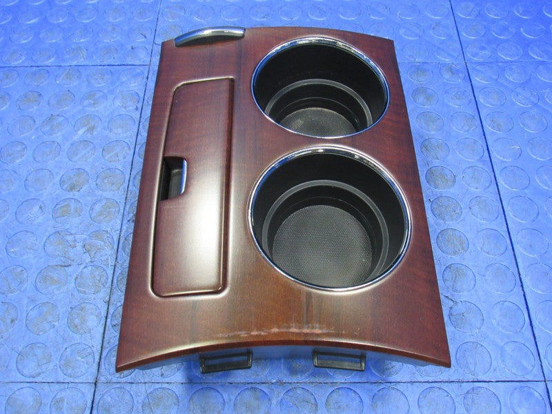 09-12 Toyota Venza Center Console Sliding Cup Holder Matte Woodgrain 5