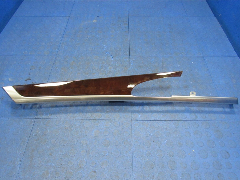 10-16 Porsche Panamera Rear Left Inner Door Panel Finish Trim Dark Wal