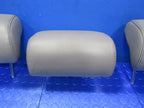 03-09 Toyota 4Runner Second Row Rear Seat Headrests Gray Leather Set 5