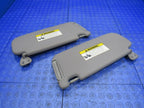 07-10 Hyundai Elantra Sedan Driver Passenger Sun Visor Set Pair Vinyl 