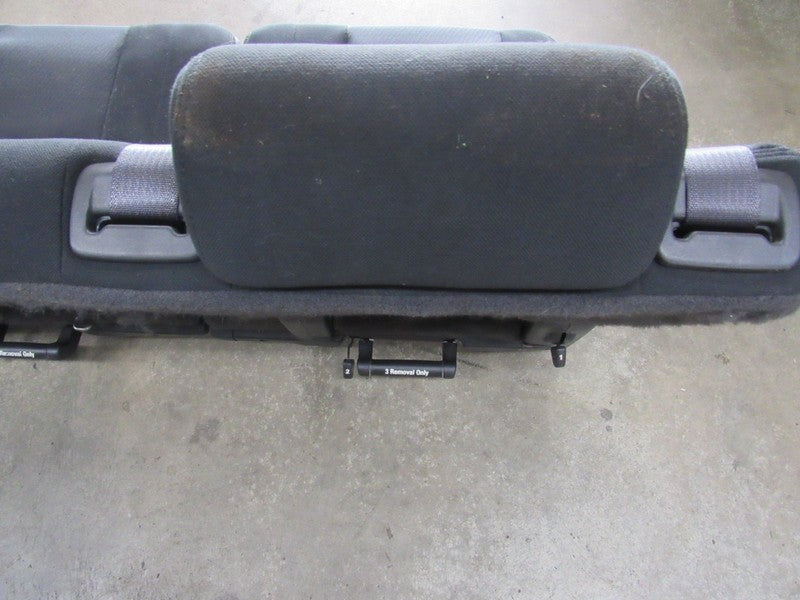 07-14 Chevrolet Tahoe Suburban GMC Yukon Black Cloth Third 3rd Row Sea