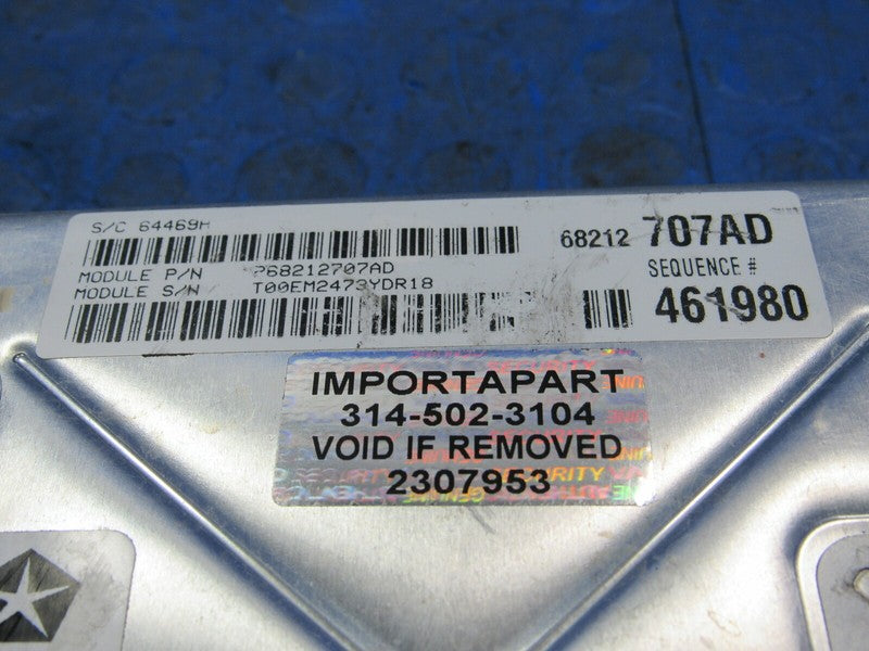 PROGRAMMED PLUG & PLAY 14 Dodge Charger 5.7L RWD ECU 68212707AD 707 PR