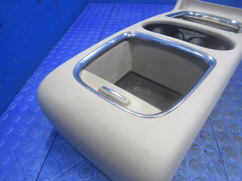 12-20 Dodge Grand Caravan Front Center Cup Holder Console Assembly Tan