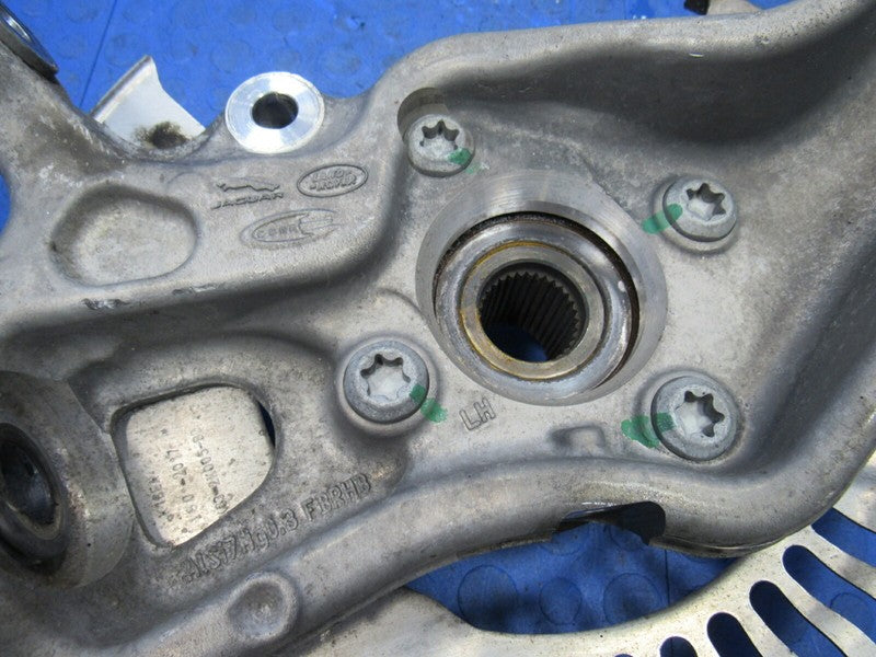 17-20 Jaguar F-Pace Left Driver LH Front Steering Knuckle Spindle Hub 