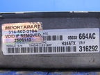 PROGRAMMED PLUG & PLAY 02 Chrysler PT Cruiser 2.4 AT ECM 05033664AC 66