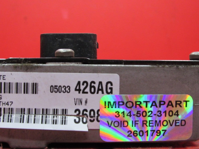 PROGRAMMED PLUG & PLAY 06 PT Cruiser 2.4L AT ECM 05033426AG 426 PROG 1