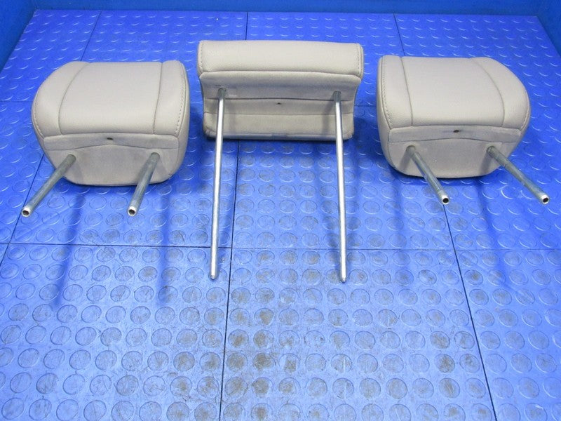 12-15 Honda Pilot Middle Row Seat Headrests Head Rest SET Gray Leather