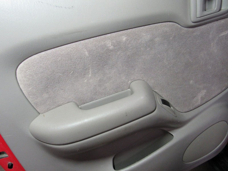 01-04 Tacoma Crew Cab Left LH Driver Side Rear Door Trim Panel Gray FK