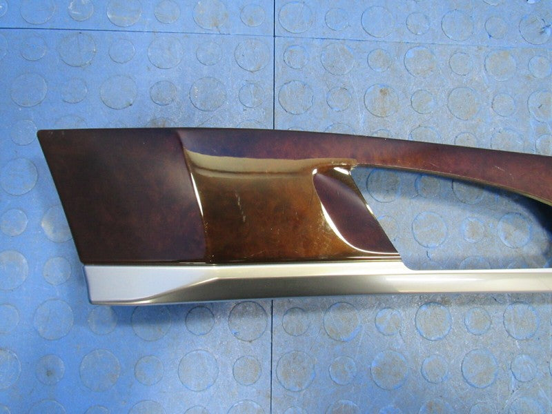 10-16 Porsche Panamera Front Right Inner Door Panel Finish Trim Dark W