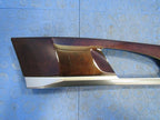 10-16 Porsche Panamera Front Right Inner Door Panel Finish Trim Dark W