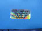09-13 Honda Fit Rear Seat Headrests Head Rest SET of Three Graphite Bl