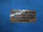 12-19 Range Rover Evoque Rear Liftgate Cargo Package Cover Shelf Panel