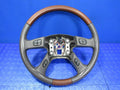 03-06 Escalade Yukon Denali Leather Wrapped Wood Grain Steering Wheel 