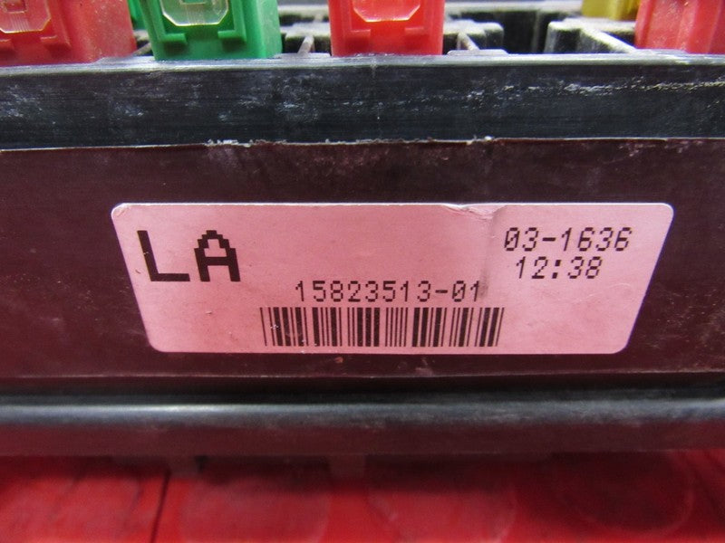 07 Silverado Sierra Duramax Engine Fuse Relay Junction Box Block 15823