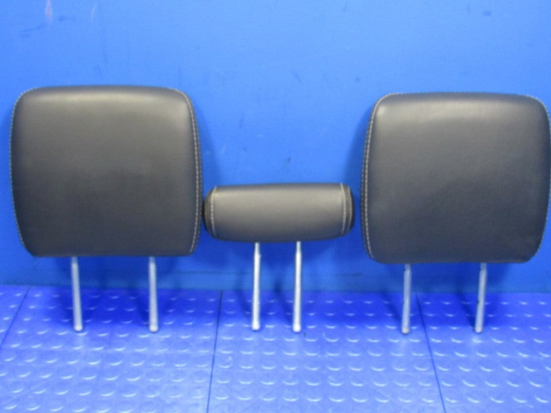 13-18 Ram 1500 Crew Cab Rear 2nd Row Headrests Set Black Leather 6972