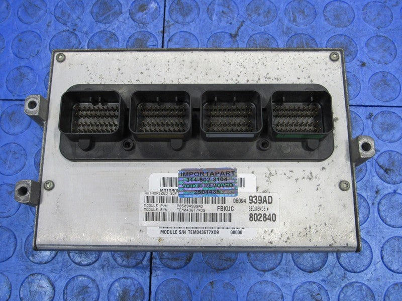 PROGRAMMED PLUG & PLAY 06 Jeep Liberty KJ 3.7L AT ECM 05094939AD 939 P