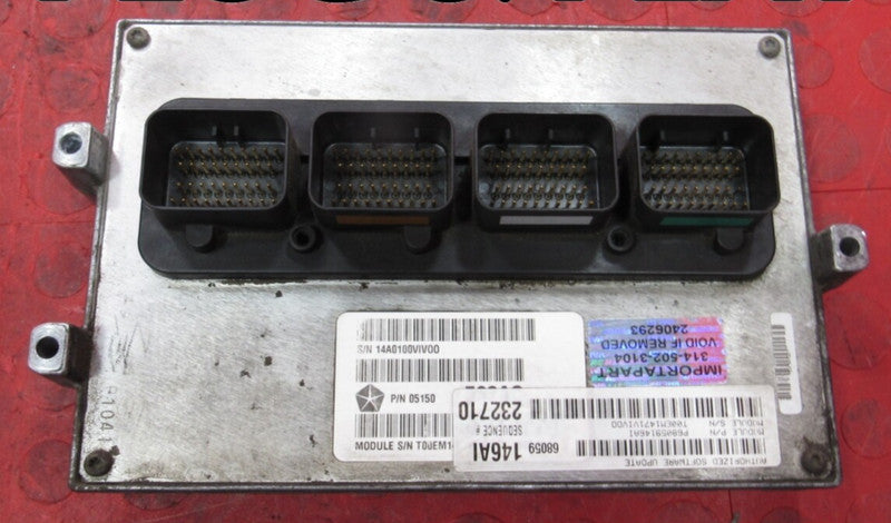 11 Grand Cherokee WK 5.7L V8 ECU ECM PCM Engine Computer 68059146AI 14