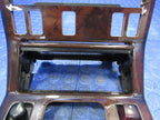 90-95 Mercedes R129 SL500 300SL Front Center Console Shift Bezel Walnu