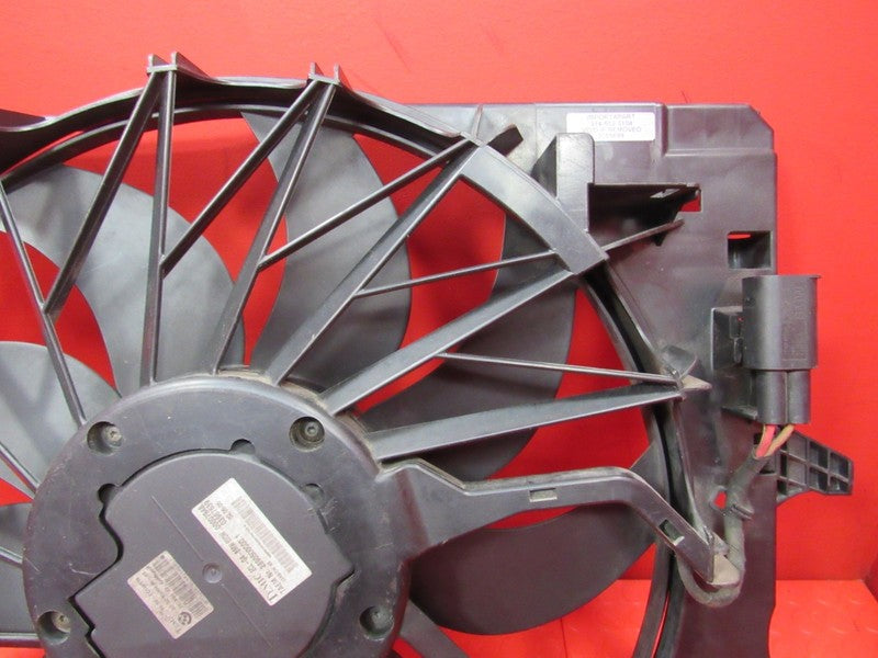 06-10 BMW 550i 6501 E60 E63 E64 Radiator Engine Cooling Fan Assembly 7