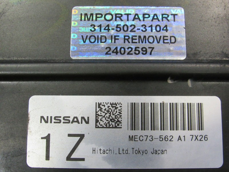 08 Infiniti QX56 5.6L VK56DE 4x2 ECU ECM PCM Engine Computer MEC73-562