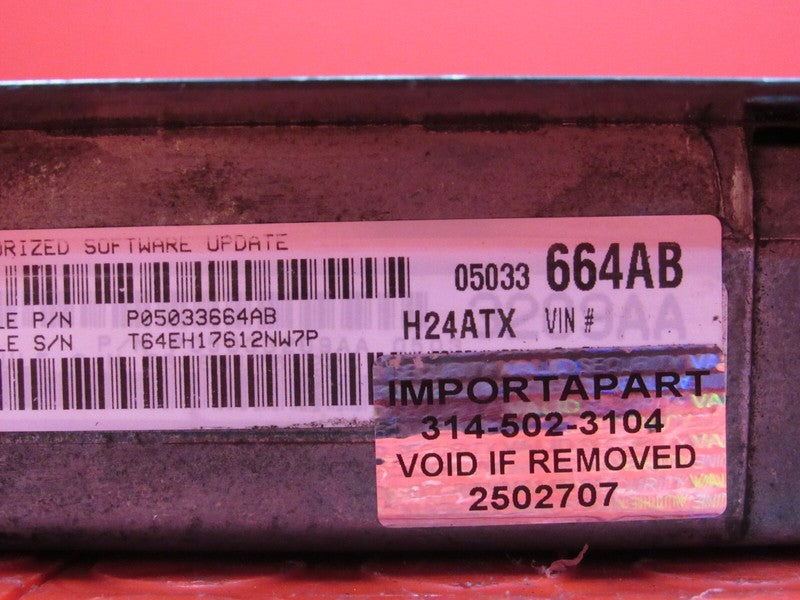 PROGRAMMED PLUG & PLAY 02 Chrysler PT Cruiser 2.4 AT ECM 05033664AB 66