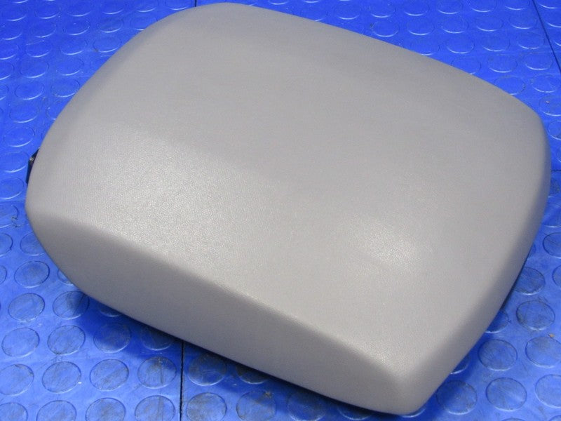 09-15 Honda Pilot Center Console Lid Armrest Cover Leather Warm Gray O
