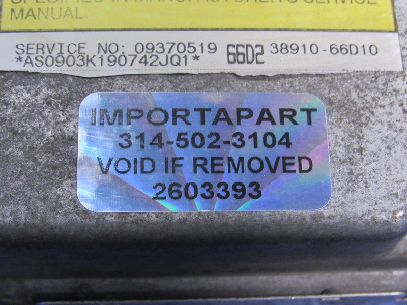 99-04 Chevrolet Tracker LH SRS Airbag Air Bag Bag Set W/ Module Gray 3