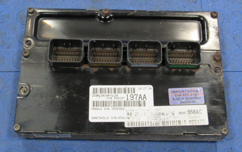 PLUG & PLAY 07 Caravan Town & Country 3.8 Engine Computer ECU 05187558