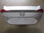 16-21 Honda Civic Sedan Rear Trunk Deck Lid w/ Lip Spoiler Camera Silv