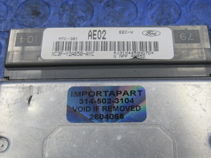 99 Ford F250 F350 6.8L V10 AT ECU ECM PCM Engine Computer XC3F-12A650-
