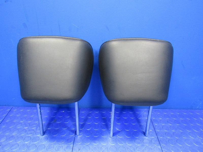 11-16 Infiniti QX56 QX80 2nd Row Seat Headrest Head Rest Set Black Lea
