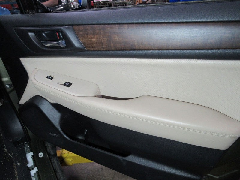 15-16 Outback Right RH Passenger Side Front Door Trim Panel Tan