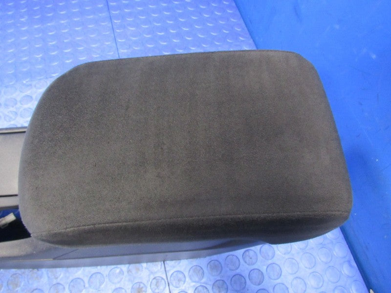 08-17 Mitsubishi Lancer Center Floor Console Suede Armrest Storage Bla