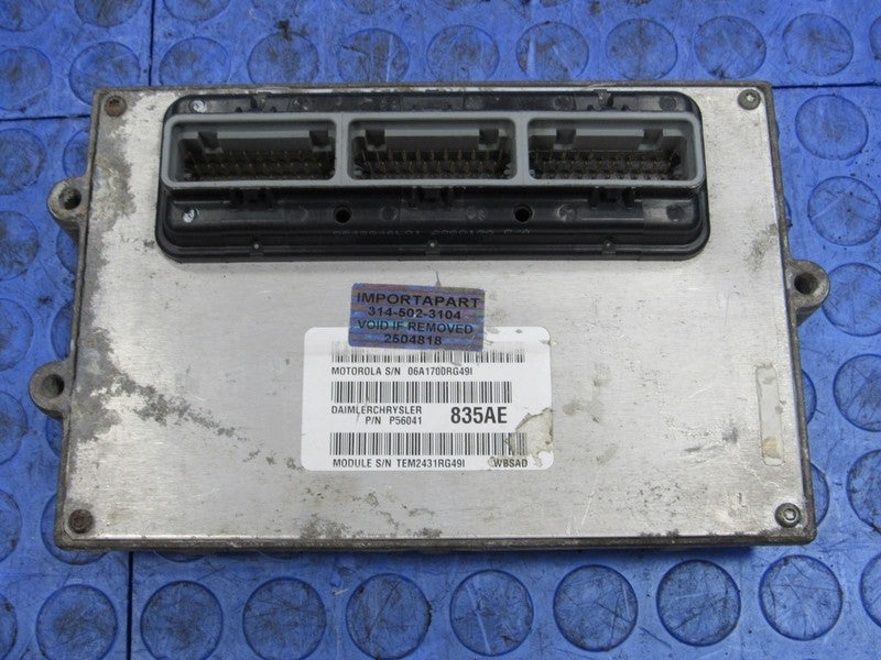 PROGRAMMED PLUG & PLAY 02 Grand Cherokee 4.0L ECM 56041835AE 835 PROG 