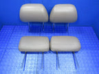 96-02 Toyota 4Runner Front Rear Left Right Outer Leather Headrest Set 