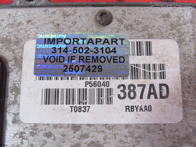 PROGRAMMED PLUG & PLAY 97 Ram 1500 5.2L AT ECM 56040387AD 387 PROG 742