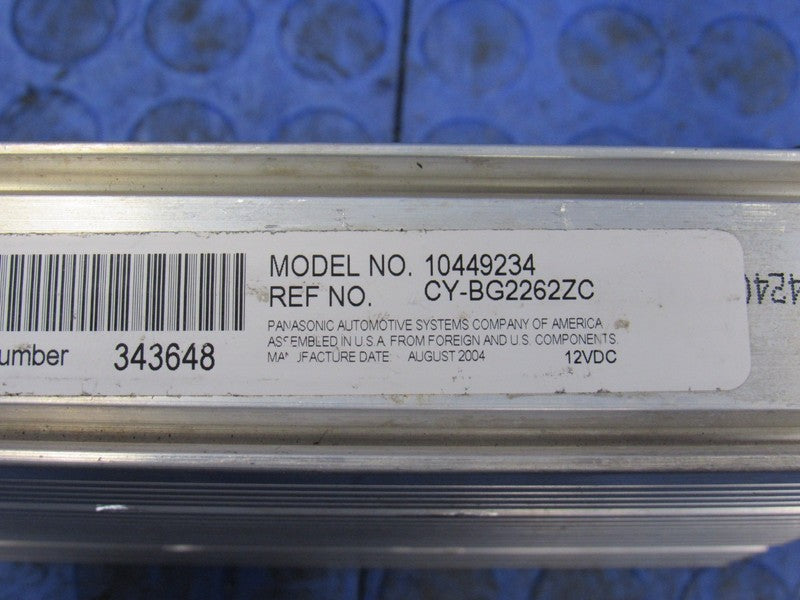 02-05 Chevrolet Monte Carlo Audio Radio Stereo Amplifier Amp OEM 10449