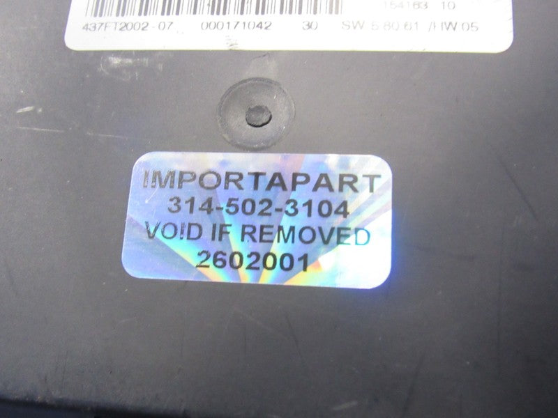 08 BMW 328i 335i M3 BCM FRM Footwell Lighting Body Control Module 9166