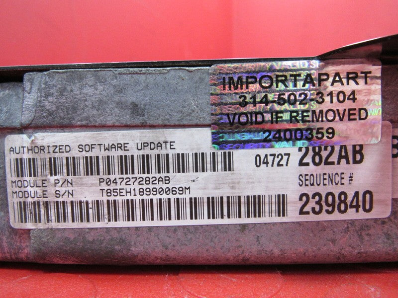 PLUG & PLAY 00 Caravan T & C Voyager 3.8L Engine Computer ECU 04727282