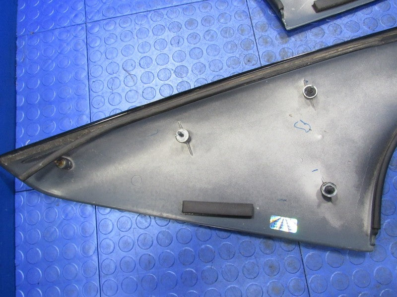 99-04 Ford Mustang Exterior Quarter Glass Sail Panel Trim Set Black 07